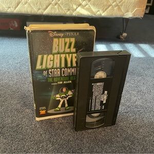 BUZZ LIGHTYEAR VHS (with case) + TOY STORY VHS